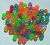 100 10mm Acrylic Transparent Faceted Mix
